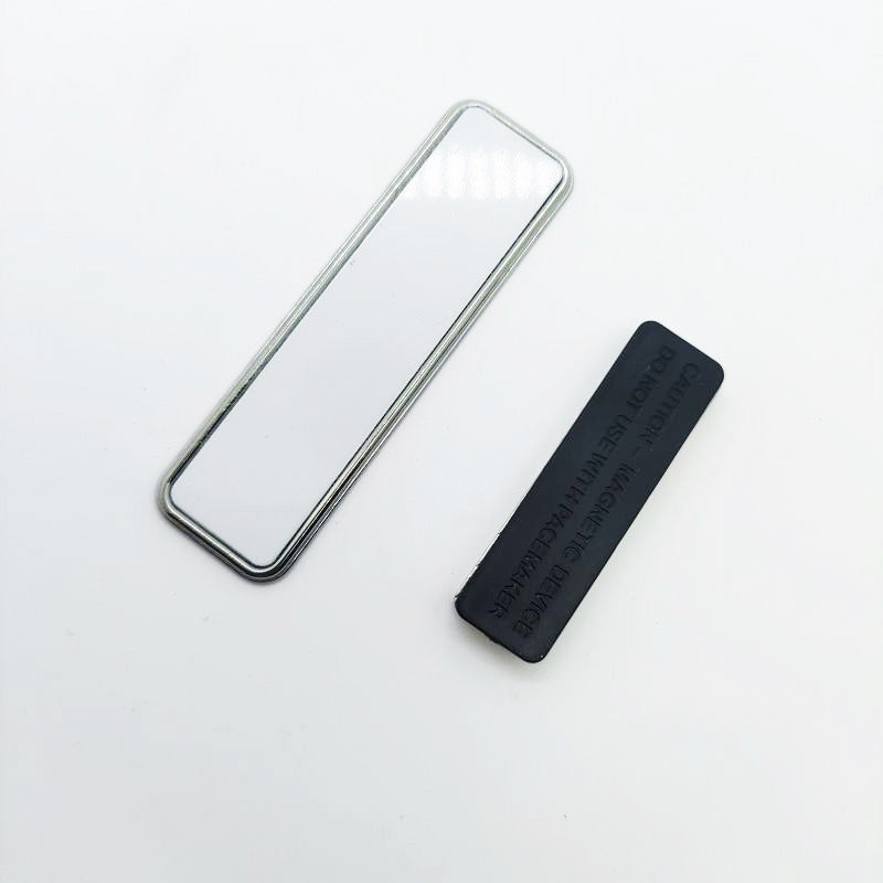 Rectangle Shape Metal Pin badge