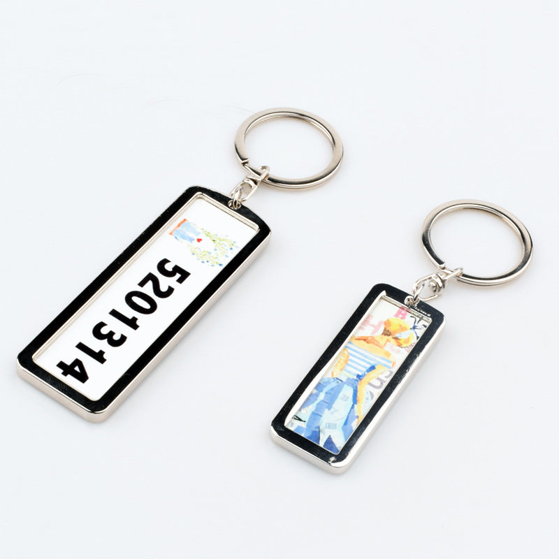 Car Plate Keychains